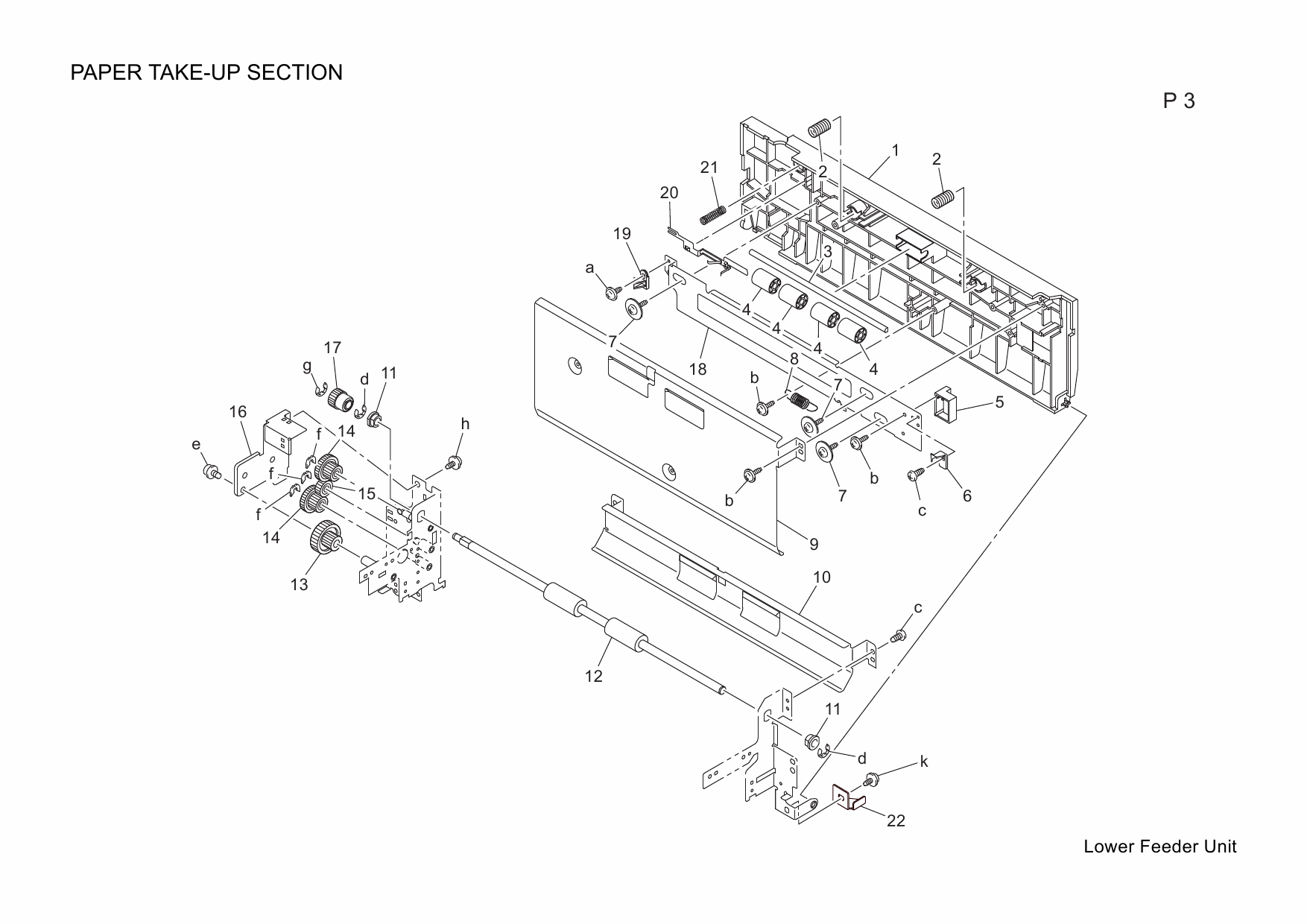 Konica-Minolta magicolor 7450II Lower-Feed Unit Parts Manual-3